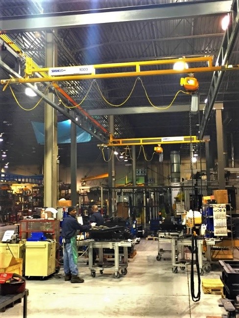 Enclosed Track Multi Crane System